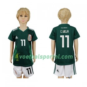 Mexico C.Vela 11 Kind Thuis Tenue WK voetbal 2018